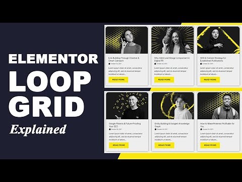 How to Use Elementor Loop Grid | Elementor Pro