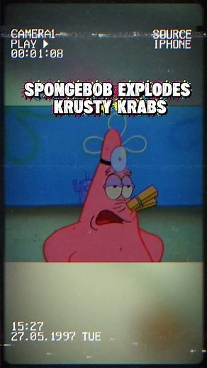 Spongebob sakit gelembung karena Petrik.#shorts