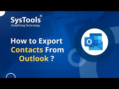 How to Export Contacts from Outlook Address Book?