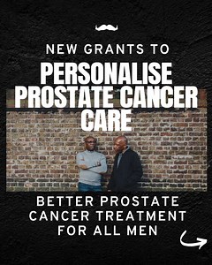 This Prostate Cancer Awareness Month, we’re spotlighting some of the projects made possible by your funding - like our new Personalised Cancer Care Grants. ​ Every man’s experience with prostate cancer is unique. So their care should be too.​ We’re investing CAD $2.54M into six grants globally – two here in Canada – that will help clinicians tailor care based on symptoms and side effects a patient is experiencing.​ Help us change the face of prostate cancer by signing up for Movember at https://