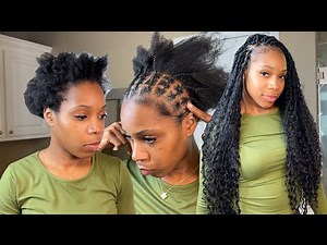 HOW TO: *DETAILED* Install Crochet Boho Locs At Home | Ft. Lockbraids