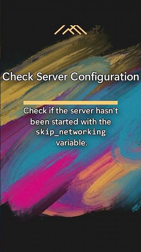 MySQL Error "Cannot Connect to Database Server" - Solution