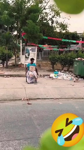 Funny Wheelchair Pranks with a Pink Suitcase