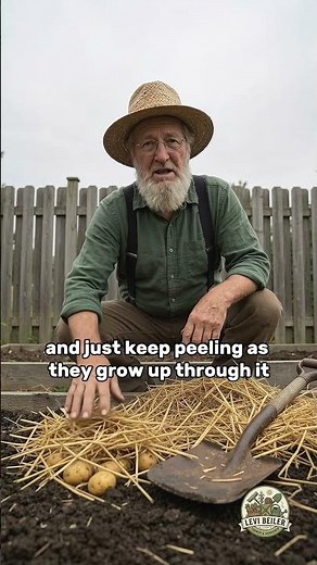 No-Dig Amish Potato Trick for a Clean Harvest