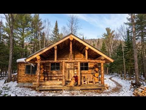 Building a Log Cabin in the Canadian Wilderness in 2 Years 🔨| My Self Reliance/Shawn James