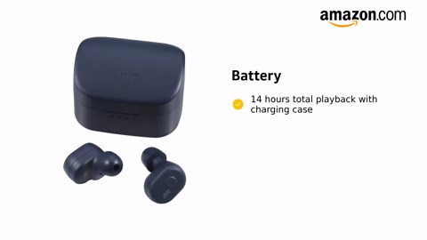 JVC HAA10T Blue True Wireless Bluetooth in Ear Headphone with Case Cover