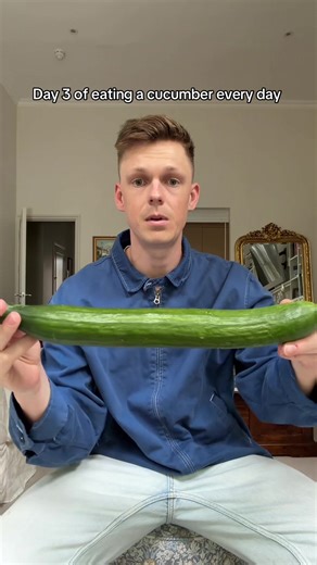 Day 3: Cucumber cost £1.20 from Waitrose. It was grown in Kent. Cold, big and juicy. 5/5 ⭐️ #cucumbers