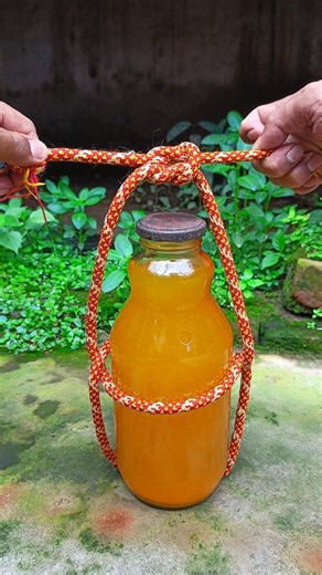 The Best Rope Bottle Carrying Knot! 🪢💯