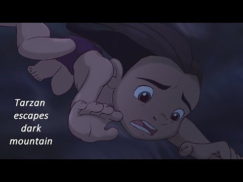 Tarzan escapes dark mountain - Tarzan 2 (HD)
