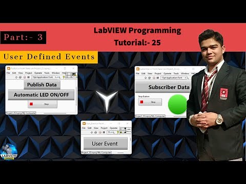LabVIEW | Tutorial 25:- User-defined Event in LabVIEW | Part 3 | LabVIEW Programming