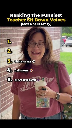 Ranking the Funniest Teachers “Sit Down” Voices