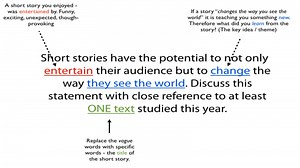 How to write a short response