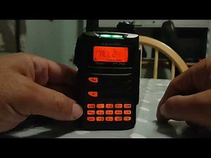 YAESU FT70D - Memory channel - Reveal settings