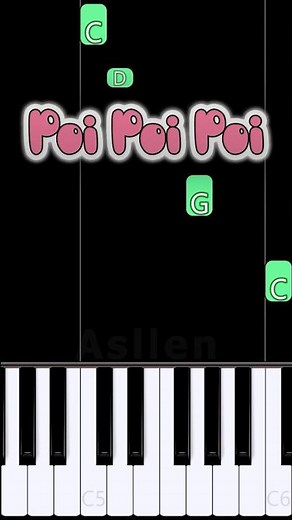 Poi Poi Poi Minecraft Dance Song | Piano Tutorial