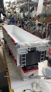 This custom 1/14 3-axle trailer looks absolutely incredible – sleek lines and flawless detailing!😎Even better, it’s fitted with an electric tarp system that opens and closes at the touch of a button, combining show-stopping looks with practical functionality. 💪💪#model #rc #modellife #modeling #trailer #machine #rchobby #scalemodel | Toucanhobby