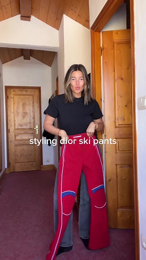 Styling Dior Ski Pants for the Ultimate Ski Outfit
