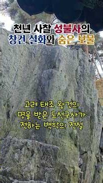 천년 사찰 천안 성불사의 창건 설화와 숨은 보물 #천안성불사 #성불사 #천안여행 #사찰여행 #미스터리 #전설 #마애불 #숨겨진명소 #국내여행 #태조산 #불교미술 #쇼츠