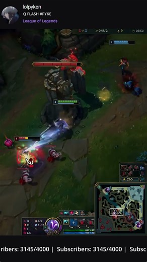 Q FLASH #PYKE #pyken #leagueoflegends #shorts