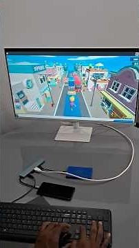 Samsung dex tv display Game play and test #samsung #samsungdex #samsungtv #gaming #vkv_digital