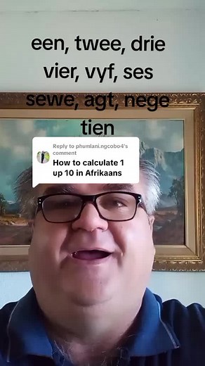 Learn Afrikaans: Counting from One to Ten