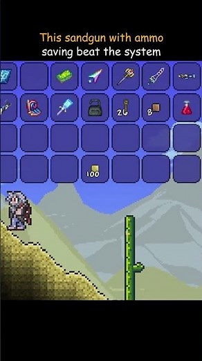 This sandgun with ammo saving beat the system