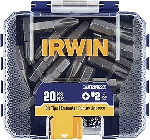 IRWIN IWAF121PH220D 20 pc. Standard Fastening Phillips #2 Set
