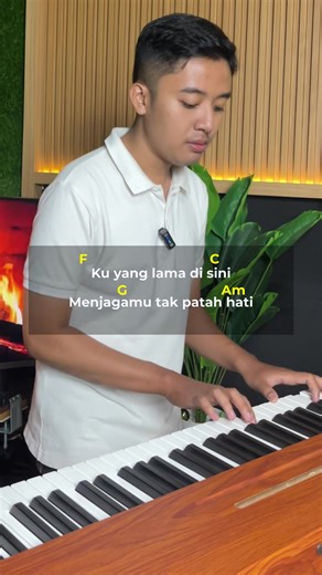 Belajar Piano Keyboard: Sedia Aku Sebelum Hujan