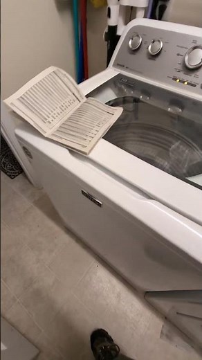 Maytag MODEL MVWX655DW1 SERIAL C81444111 High Spin