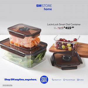 1.9K views · 17 reactions | Go smarter on food storage with LocknLock's Smart Dial Container—AT 20% OFF, know how long (and how fresh) it's been since you've stocked these in your fridge. Shop SM anytime, anywhere.  shopsm.com  Personal Shopper  In-store #SMHome #SMStoreHome #ShopSMHome | SM Home | Facebook
