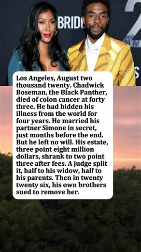 Chadwick Boseman Hid His Cancer and Died With No Will—Now His Brothers Are Suing