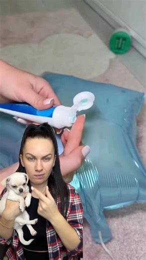 Balloon + toothpaste😳🎈 Does it work?