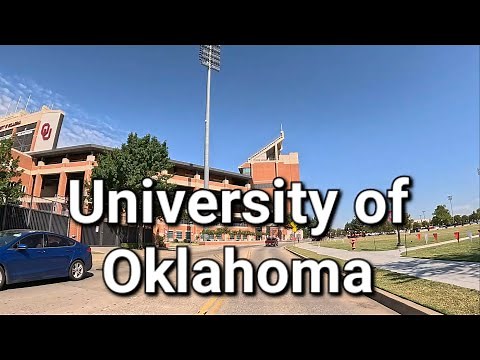 University of Oklahoma 4K UHD Driving Tour | Scenic Norman Campus