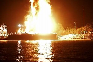 Fuel Barges Explode In Mobile, Alabama