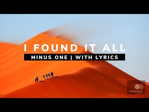 I Found It All | Minus One with Lyrics - The Collingsworth Family