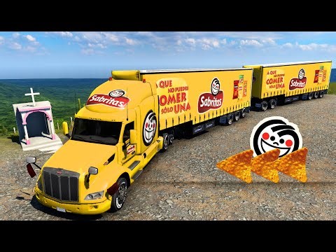 SABRITAS Peterbilt 579 Double Trailer Truck from Sonora to Sinaloa, Mexico American Truck Simulator