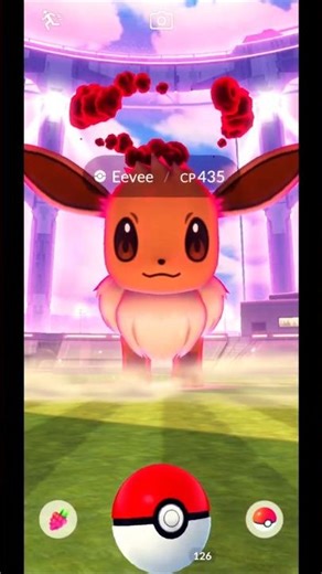 BIG EEVEE ENERGY! ⚡ Dynamax Eevee Catch (CP 435) | Pokemon GO #Shorts #Gameplay