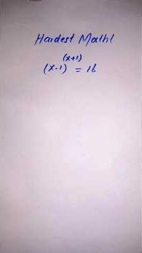 Math Olympiad Problem | How to Solve? | Algebra | #maths #mathematics #khanx #education #shorts