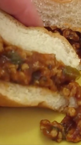 SLOPPY JOE SANDWICH 😋 So YUMMY 🤩 #food #meat #protein #meal #popular #recipe #tutorial