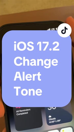 Change iPhone Notification Sound with iOS 17.2