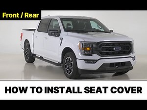 How to install Seat Cover for Ford F-150 Truck #Coverland
