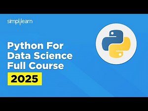 Python For Data Science Full Course 2026 | Data Science With Python For Beginners | Simplilearn