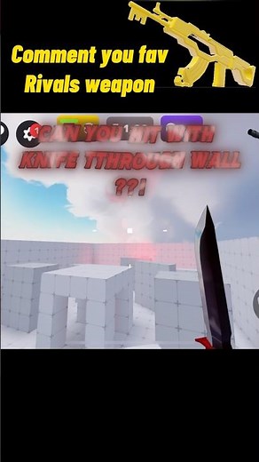 How to KNIFE through walls rivals