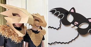 Comment faire un masque en carton pour Halloween ?