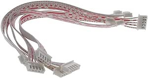 Fielect JST XH Adapter Cable Female to Female 5P 2.54mm Pitch 20cm Long 5pcs