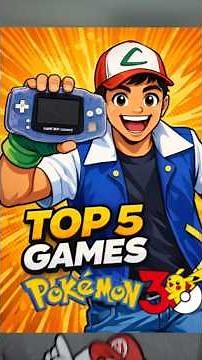 Meu Top 5 Melhores Jogos de Pokémon (Especial 30 Anos)