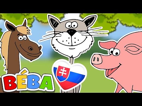 ZVIERACIA PIESEŇ | Slovenské detské pesničky | BÉBA