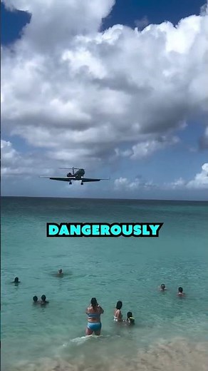 This Plane Flew WAY Too Low Over the Beach! 😱 - TuringTemple