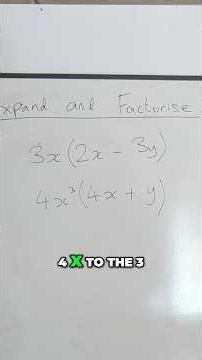 MATH QUIZ | Algebra edition | Expand and factorise #gcse