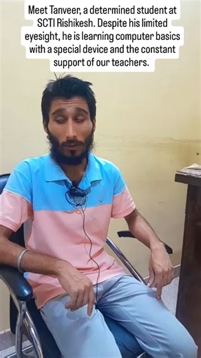 Tanveer, one of our dedicated students at Samoon Computer Training...