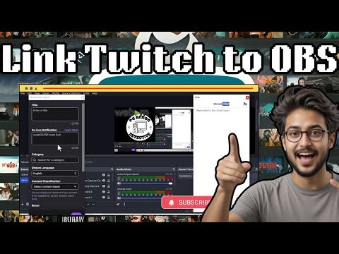 How To Connect Twitch Account To OBS Studio | Stream Setup (2025)